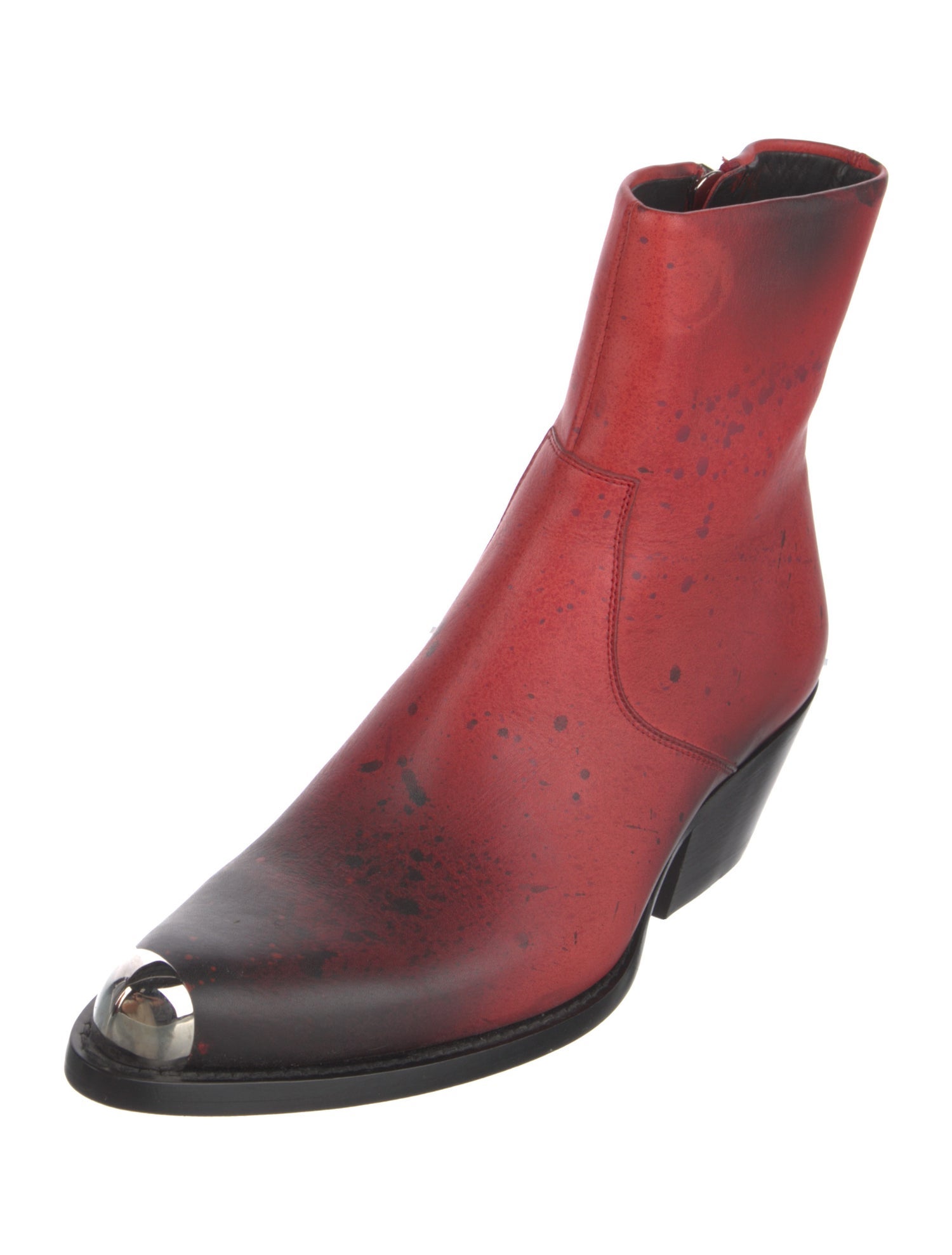 Calvin Klein 205W39NYC Leather Western Boots