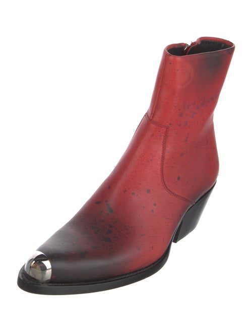 Calvin Klein 205W39NYC Leather Western Boots