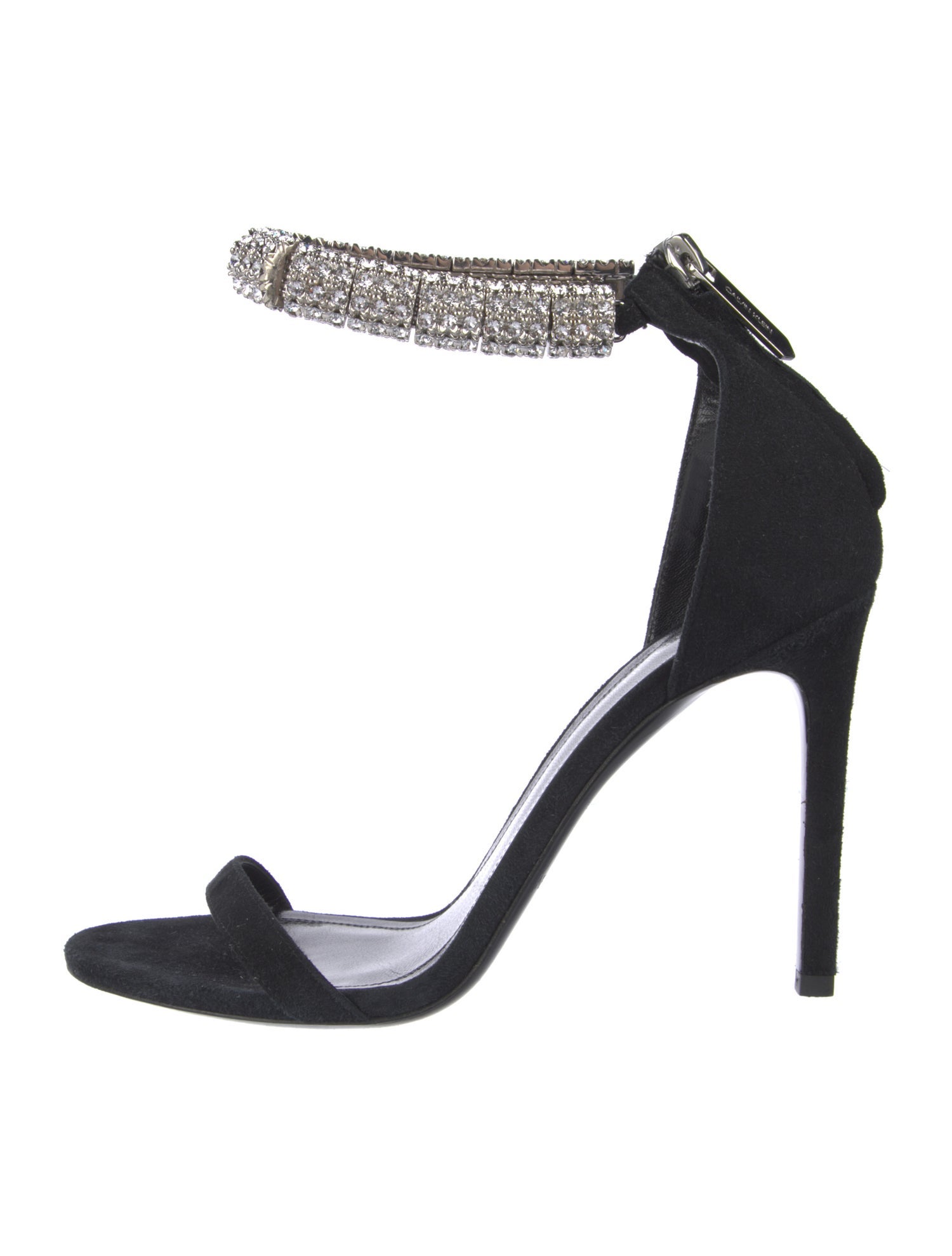 Calvin Klein 205W39NYC Suede Crystal Embellishments Sandals