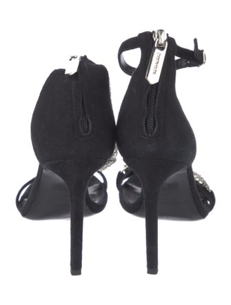 Calvin Klein 205W39NYC Suede Crystal Embellishments Sandals