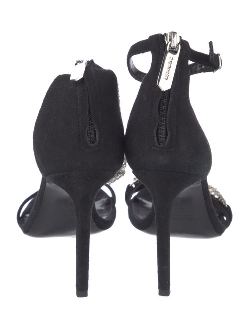 Calvin Klein 205W39NYC Suede Crystal Embellishments Sandals