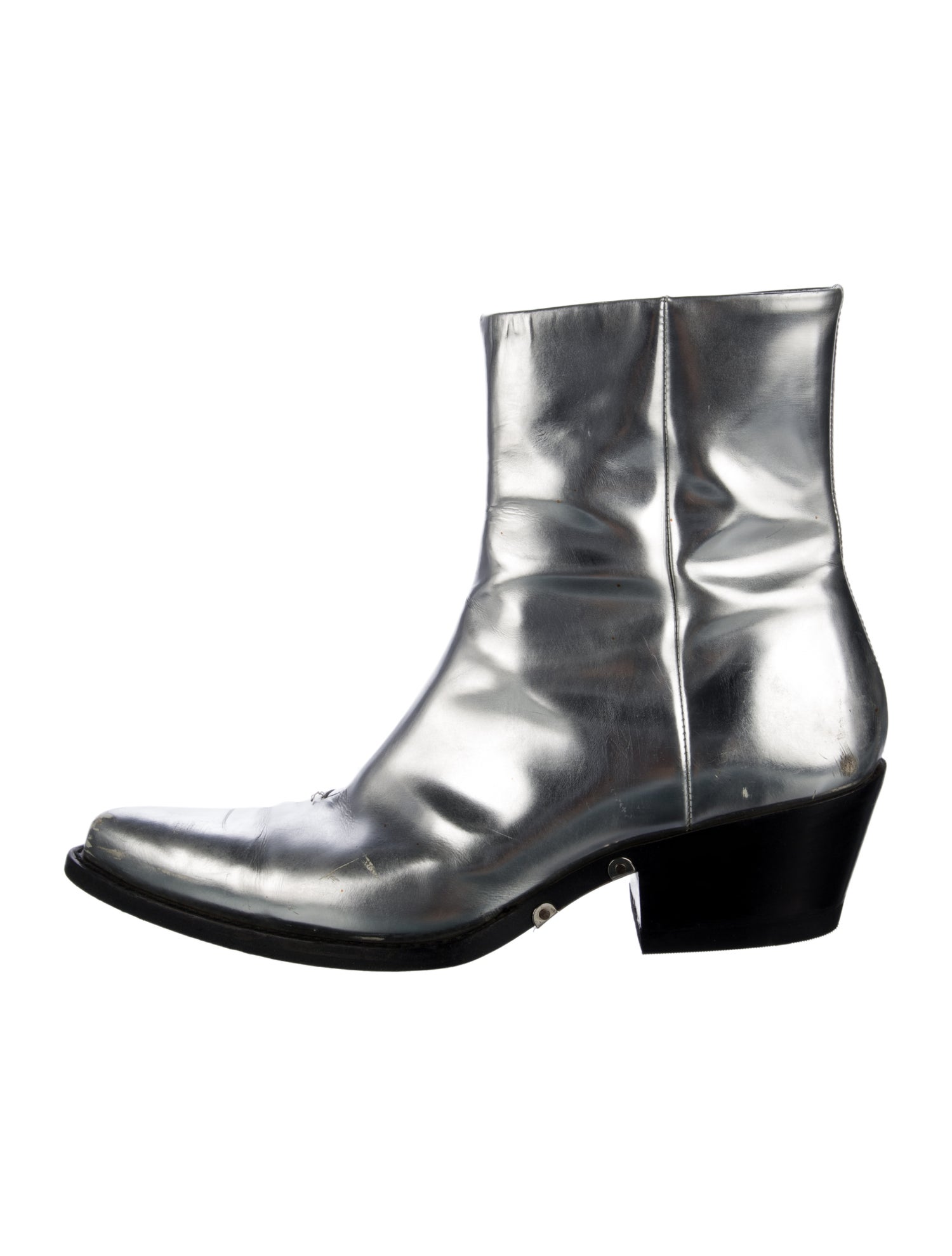 Calvin Klein 205W39NYC Patent Leather Western Boots