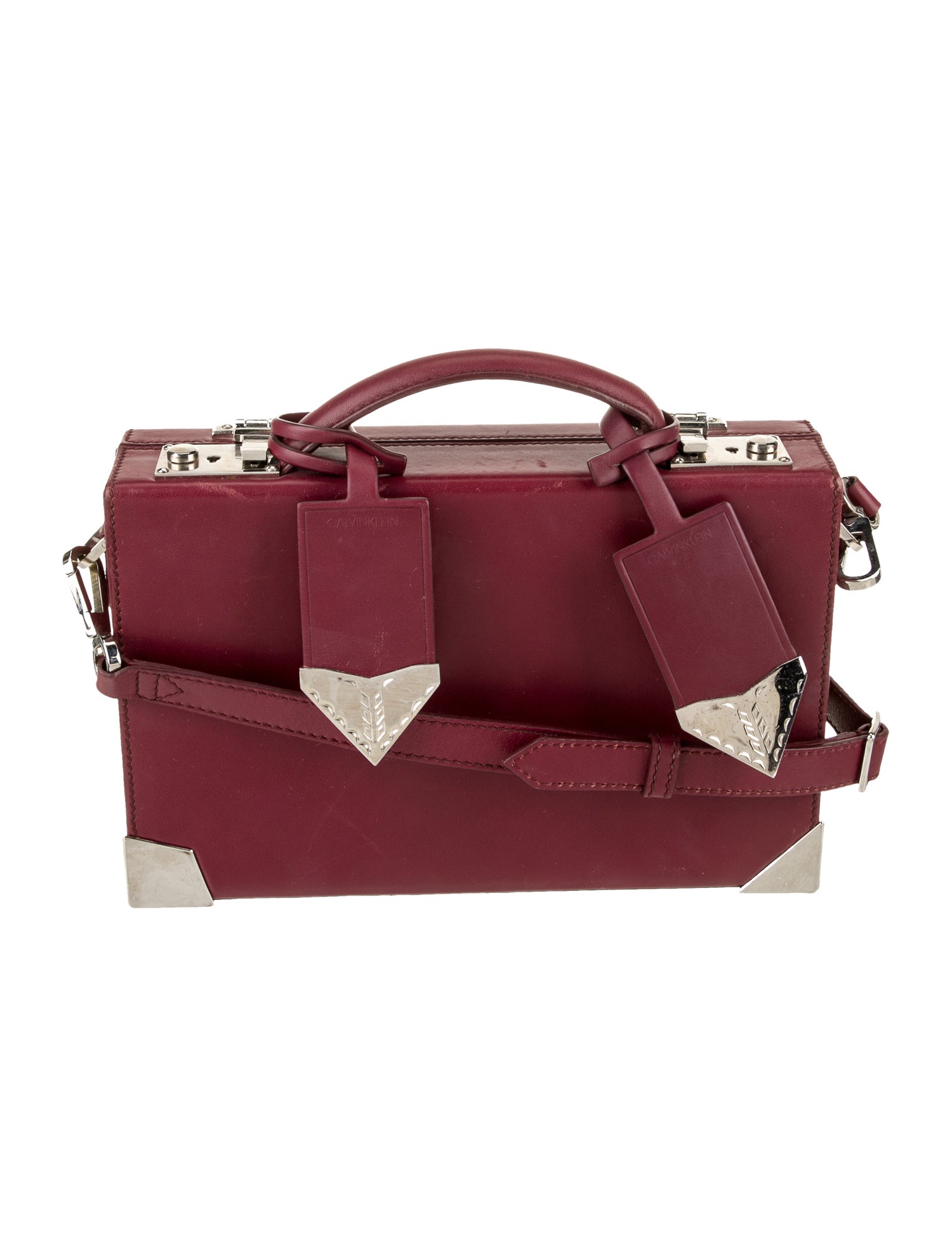 Calvin Klein 205W39NYC Leather Top Handle Bag Vintage