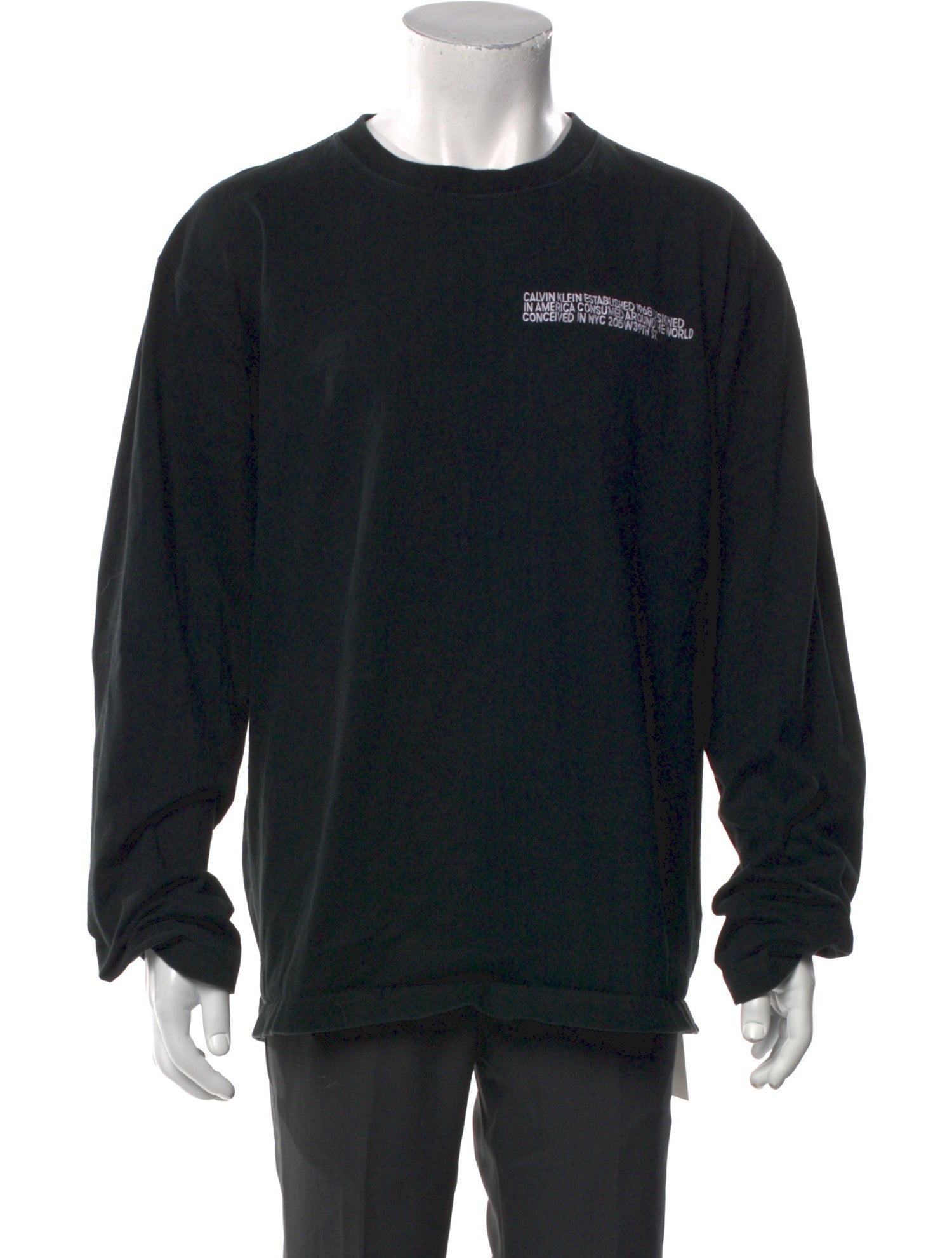 Calvin Klein 205W39NYC Graphic Print Crew Neck T-Shirt