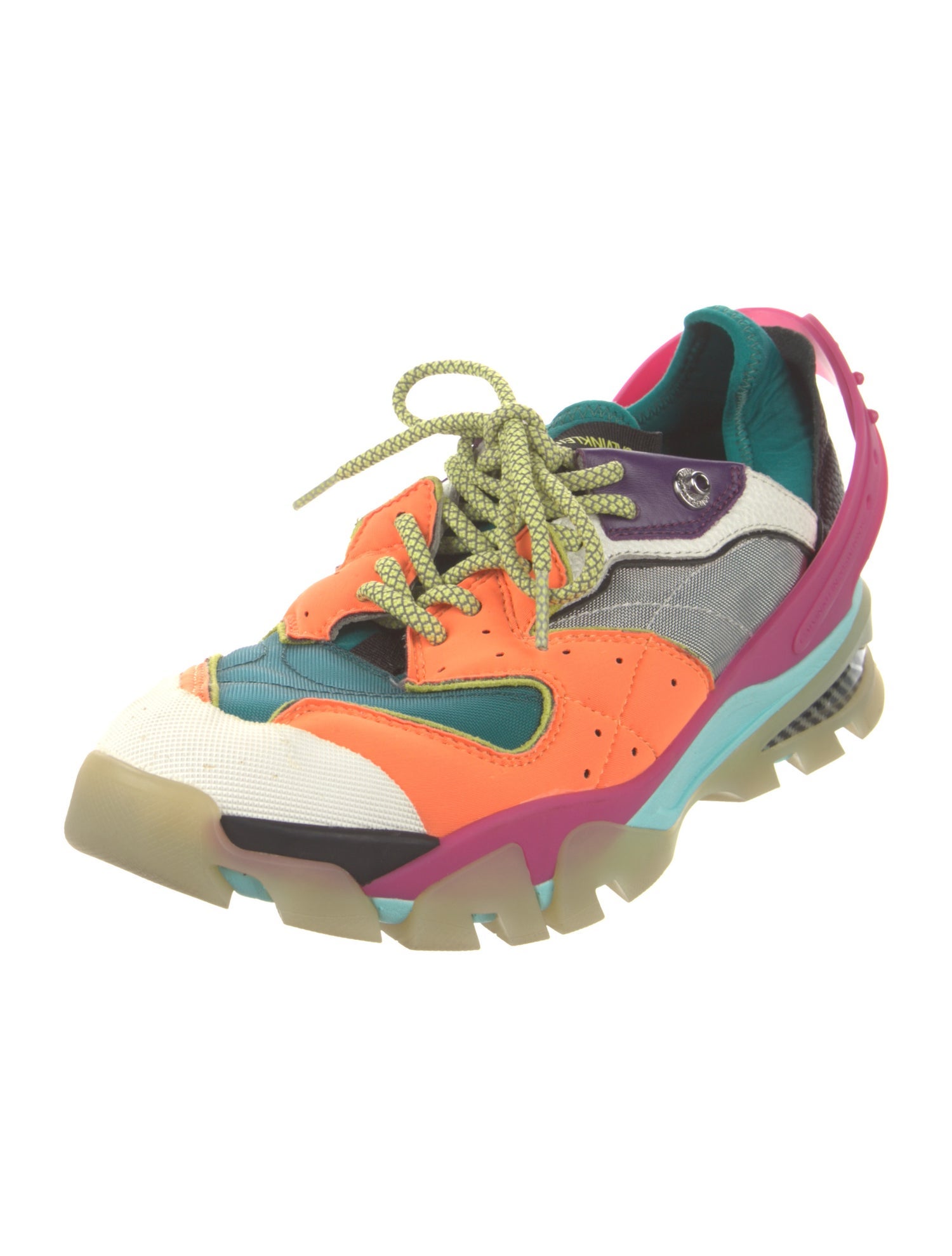 Calvin Klein 205W39NYC Colorblock Pattern Athletic Sneakers