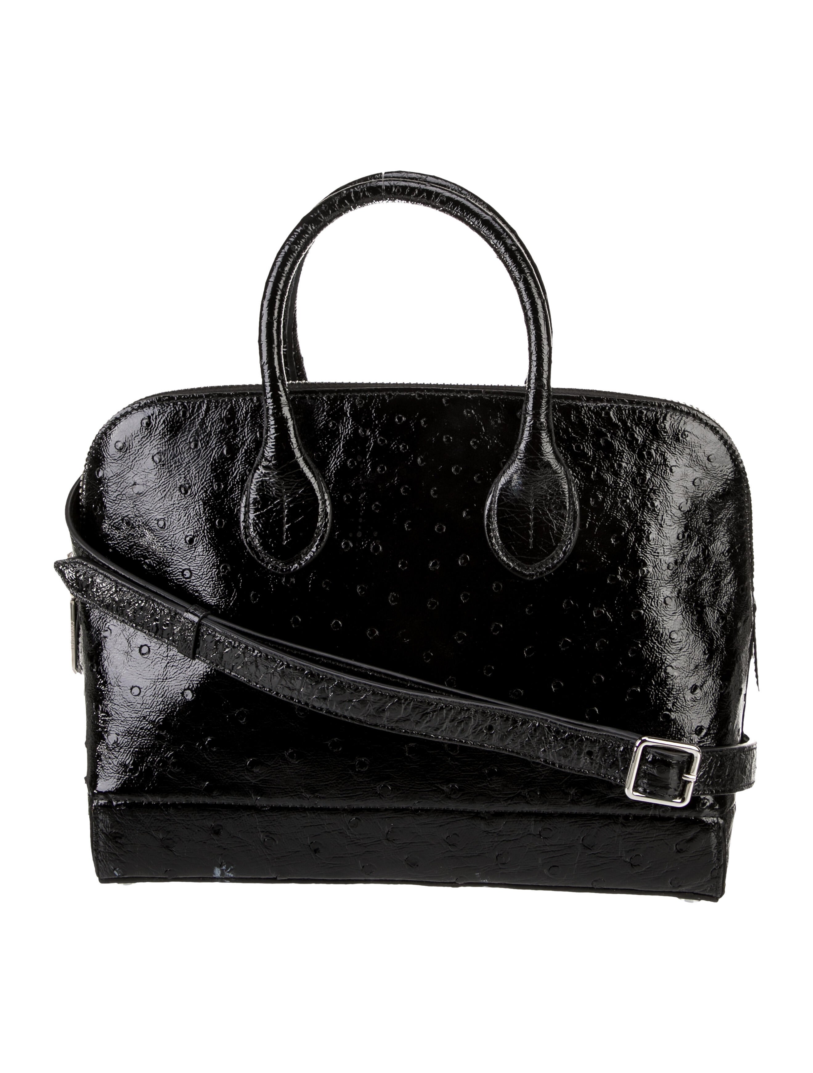 Calvin Klein 205W39NYC Ostrich Top Handle Bag