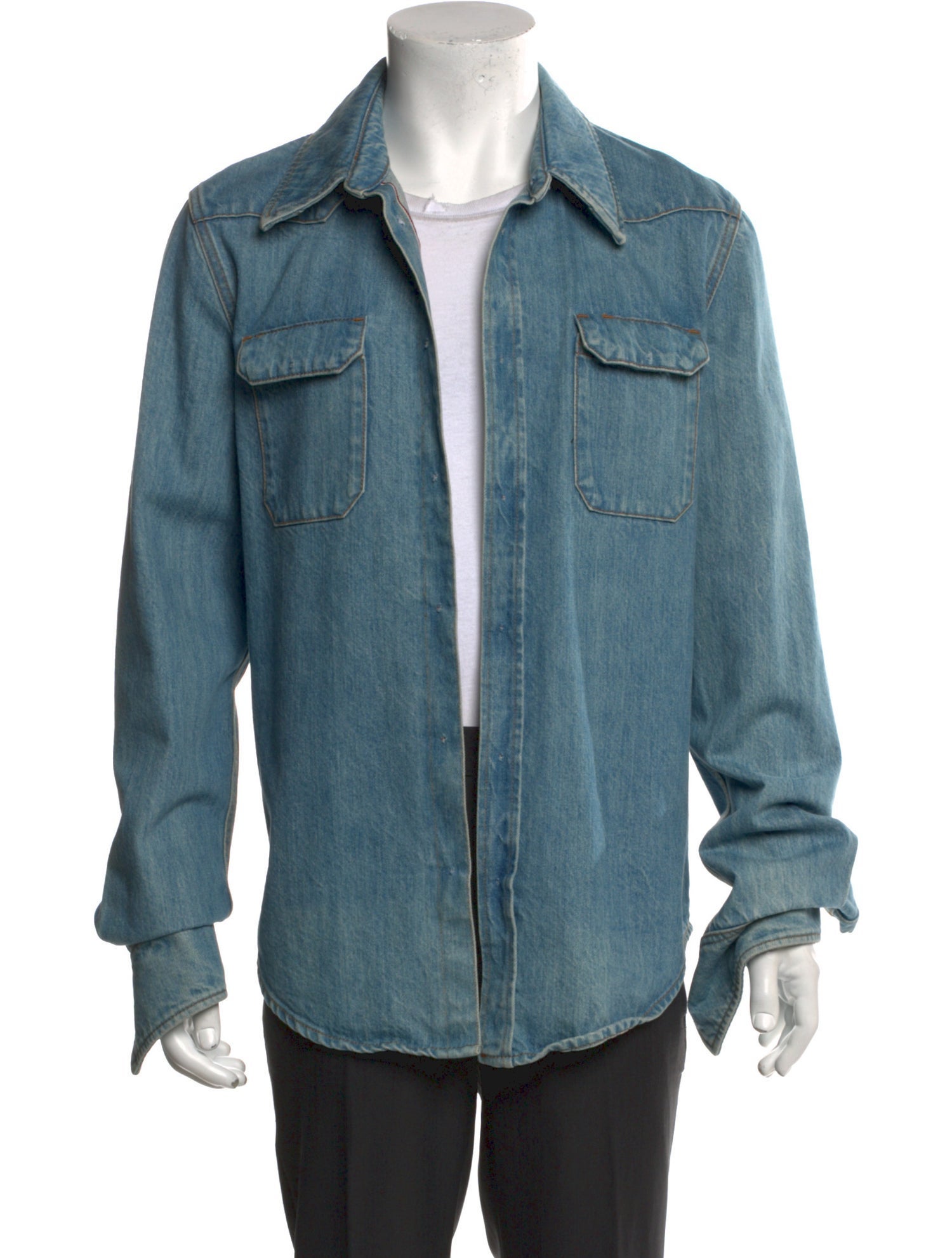 Calvin Klein 205W39NYC Long Sleeve Denim Shirt