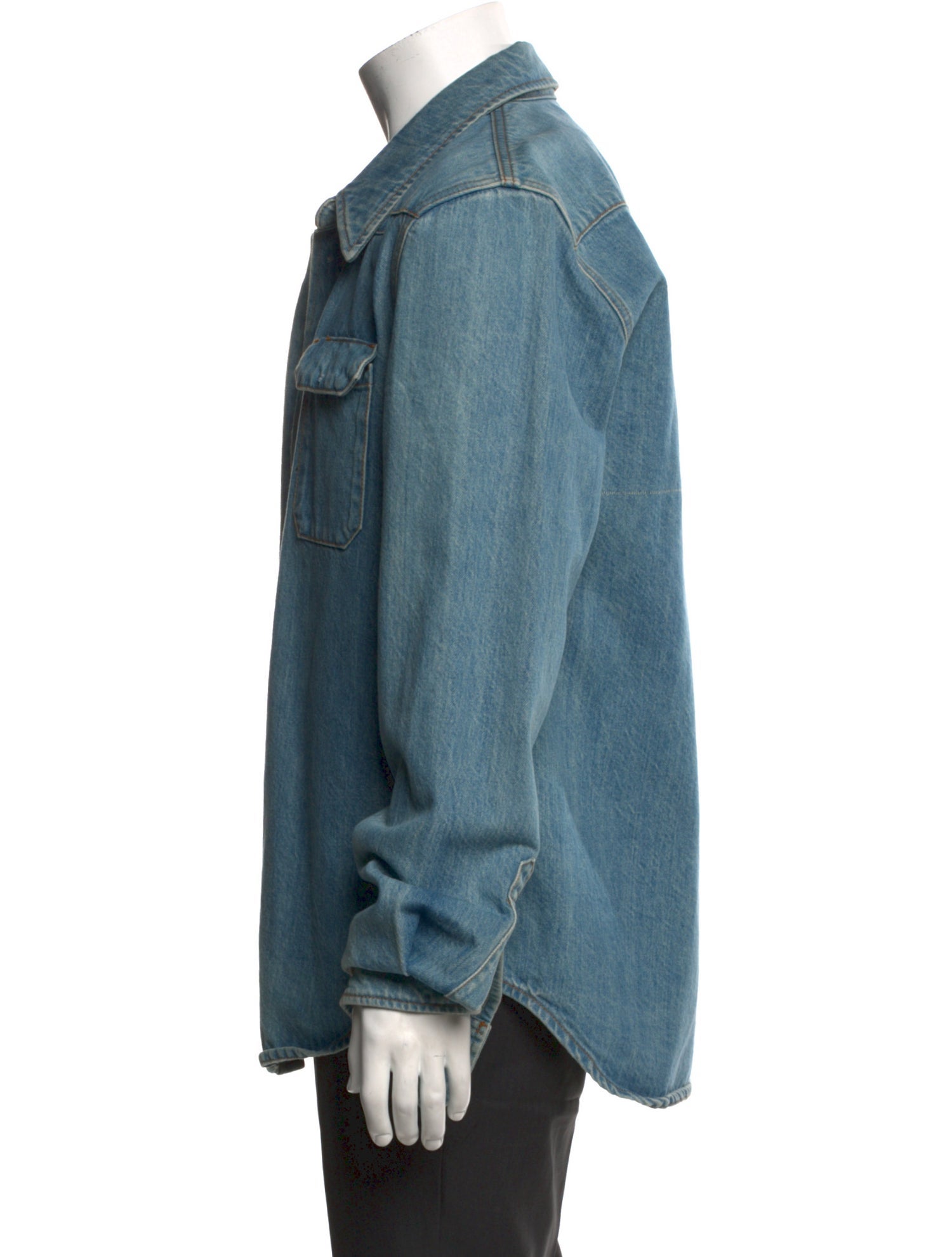 Calvin Klein 205W39NYC Long Sleeve Denim Shirt