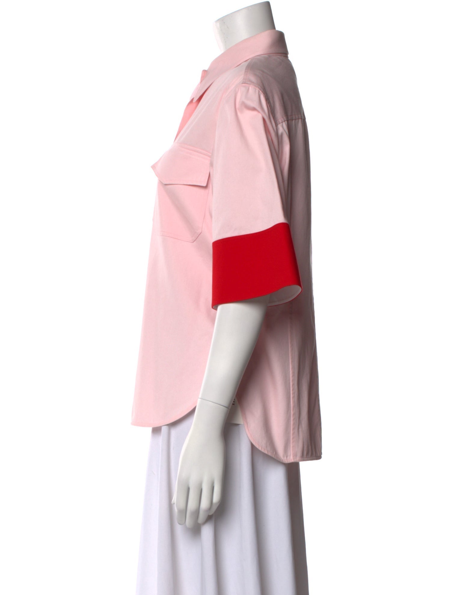 Calvin Klein 205W39NYC Three-Quarter Sleeve Polo