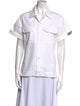 Calvin Klein 205W39NYC Short Sleeve Button-Up Top