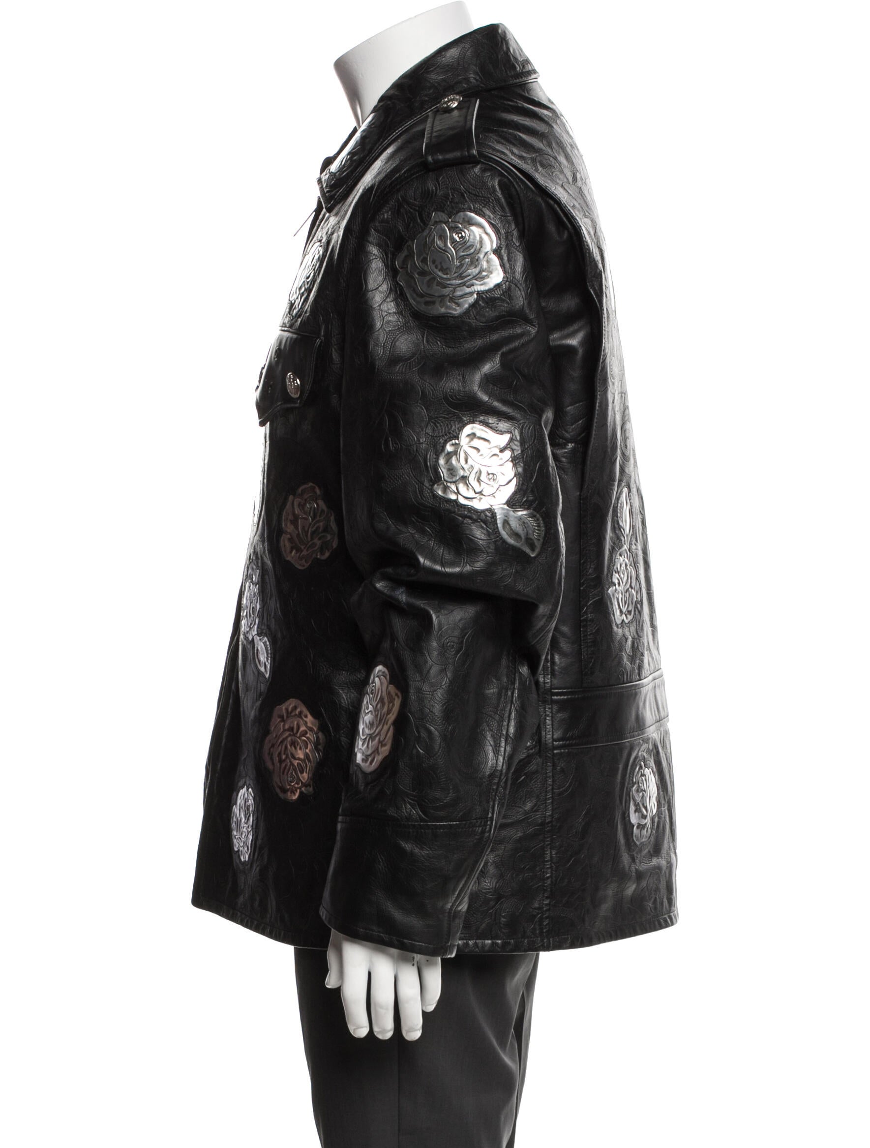 Calvin Klein 205W39NYC 2017 Calf Leather Moto Jacket