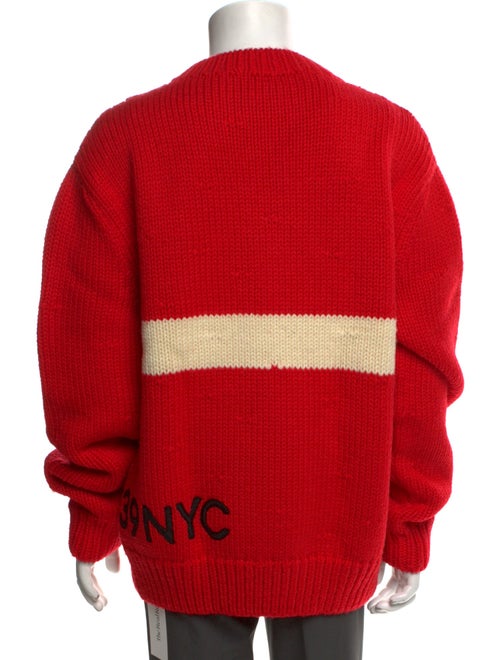 Calvin Klein 205W39NYC Wool Colorblock Pattern Pullover