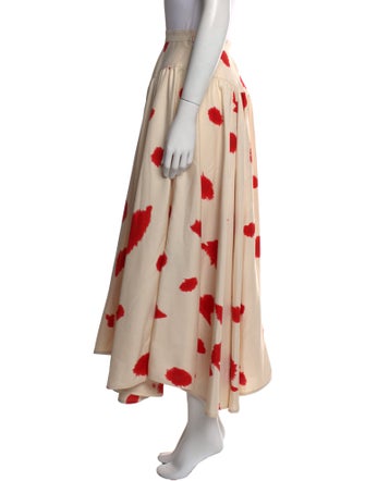 Calvin Klein 205W39NYC Silk Midi Length Skirt