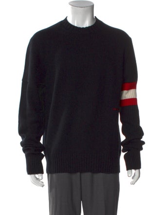 Calvin Klein 205W39NYC Cashmere Colorblock Pattern Pullover