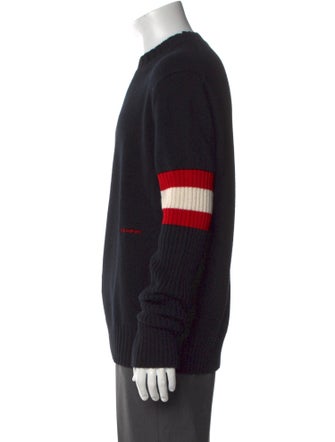 Calvin Klein 205W39NYC Cashmere Colorblock Pattern Pullover