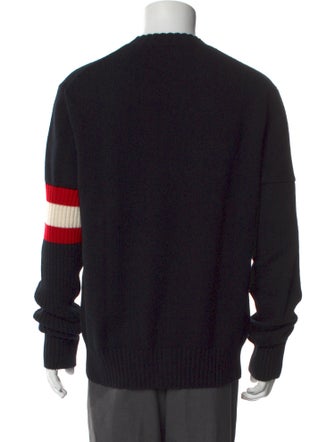 Calvin Klein 205W39NYC Cashmere Colorblock Pattern Pullover