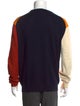 Calvin Klein 205W39NYC Colorblock Pattern Crew Neck Pullover