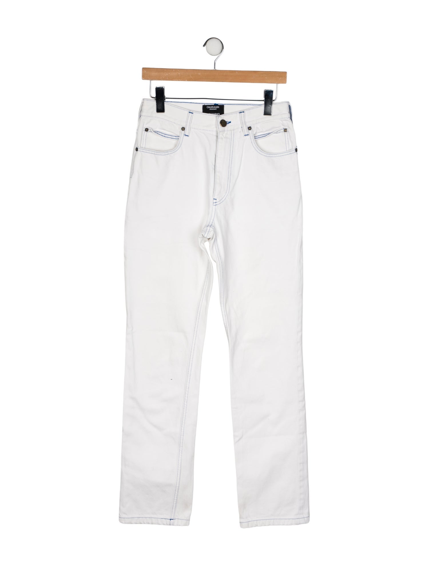 Calvin Klein 205W39NYC High-Rise Straight Leg Jeans