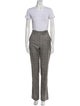 Calvin Klein 205W39NYC Wool Plaid Print Pantsuit