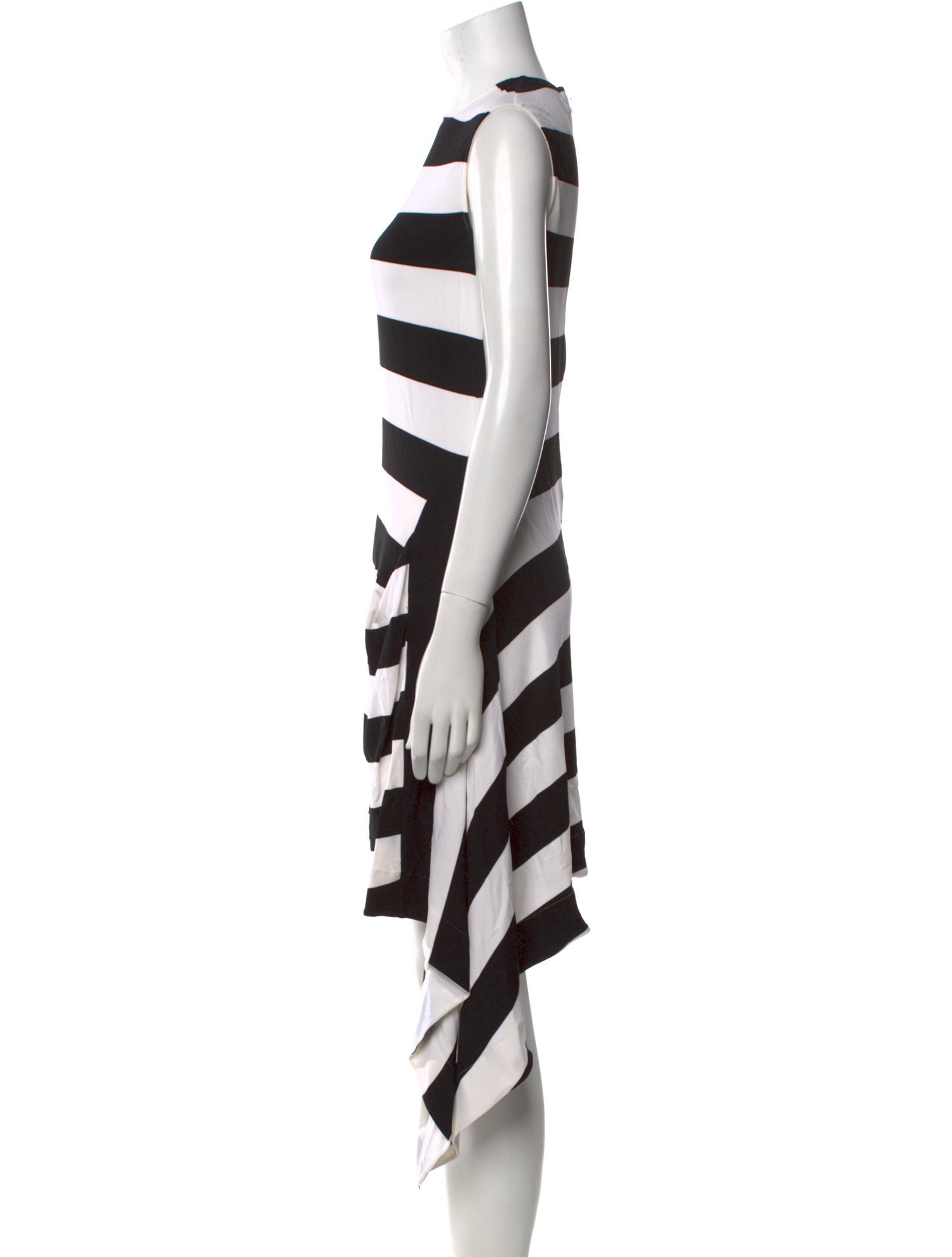Calvin Klein 205W39NYC Striped Midi Length Dress