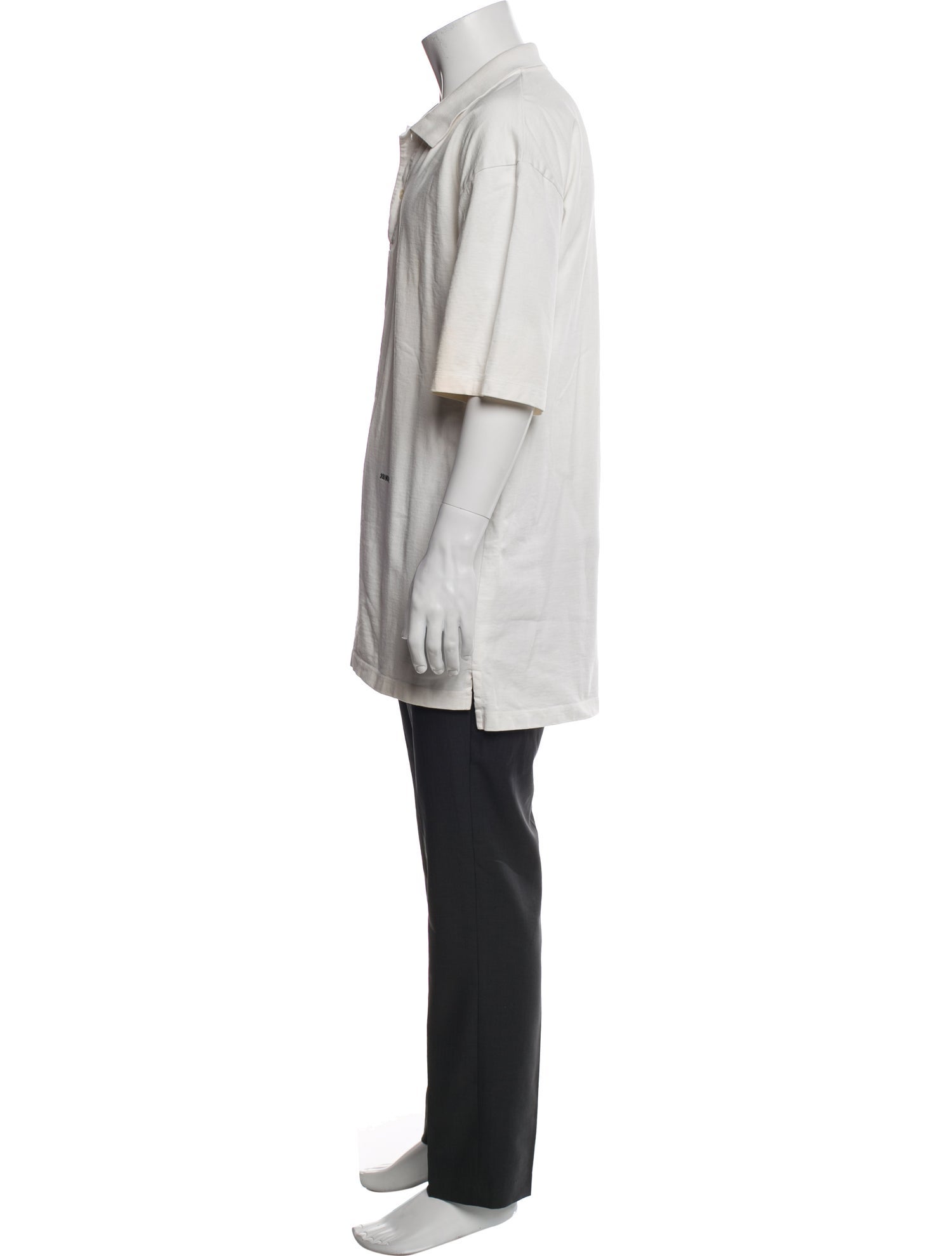 Calvin Klein 205W39NYC V-Neck Short Sleeve Polo Shirt