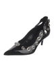 Calvin Klein 205W39NYC Patent Leather Polka Dot Print Pumps