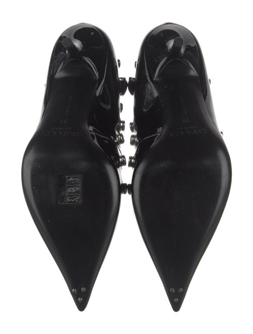 Calvin Klein 205W39NYC Patent Leather Polka Dot Print Pumps