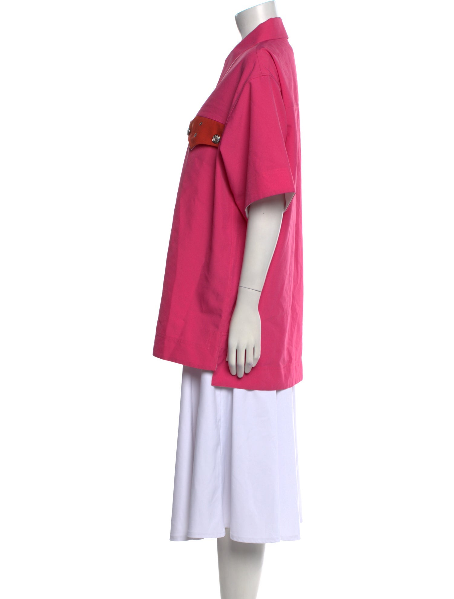 Calvin Klein 205W39NYC Graphic Print Short Sleeve Polo