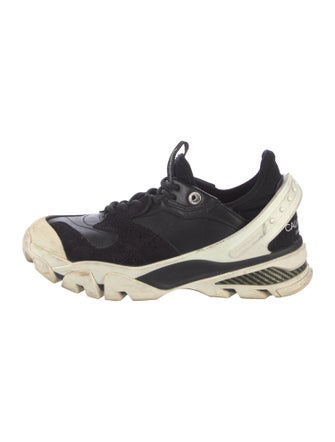 Calvin Klein 205W39NYC Leather Colorblock Pattern Sneakers