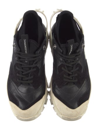 Calvin Klein 205W39NYC Leather Colorblock Pattern Sneakers