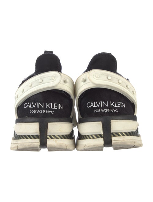 Calvin Klein 205W39NYC Leather Colorblock Pattern Sneakers