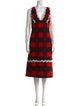 Calvin Klein 205W39NYC Plaid Print Midi Length Dress