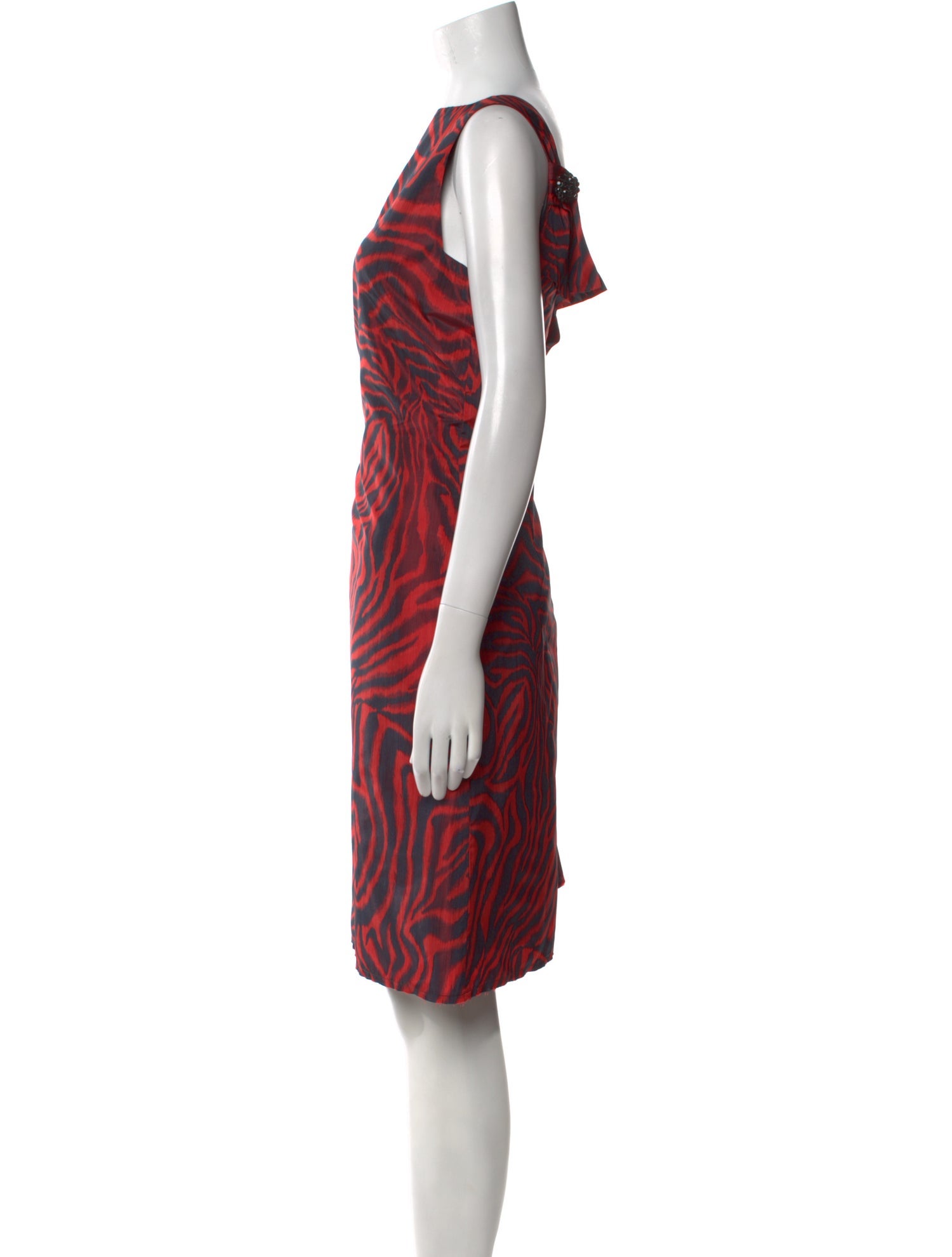 Calvin Klein 205W39NYC Animal Print Knee-Length Dress w/ Tags