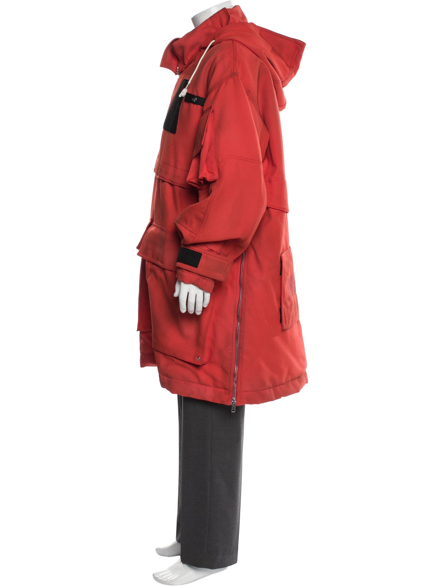 Calvin Klein 205W39NYC Colorblock Pattern Parka