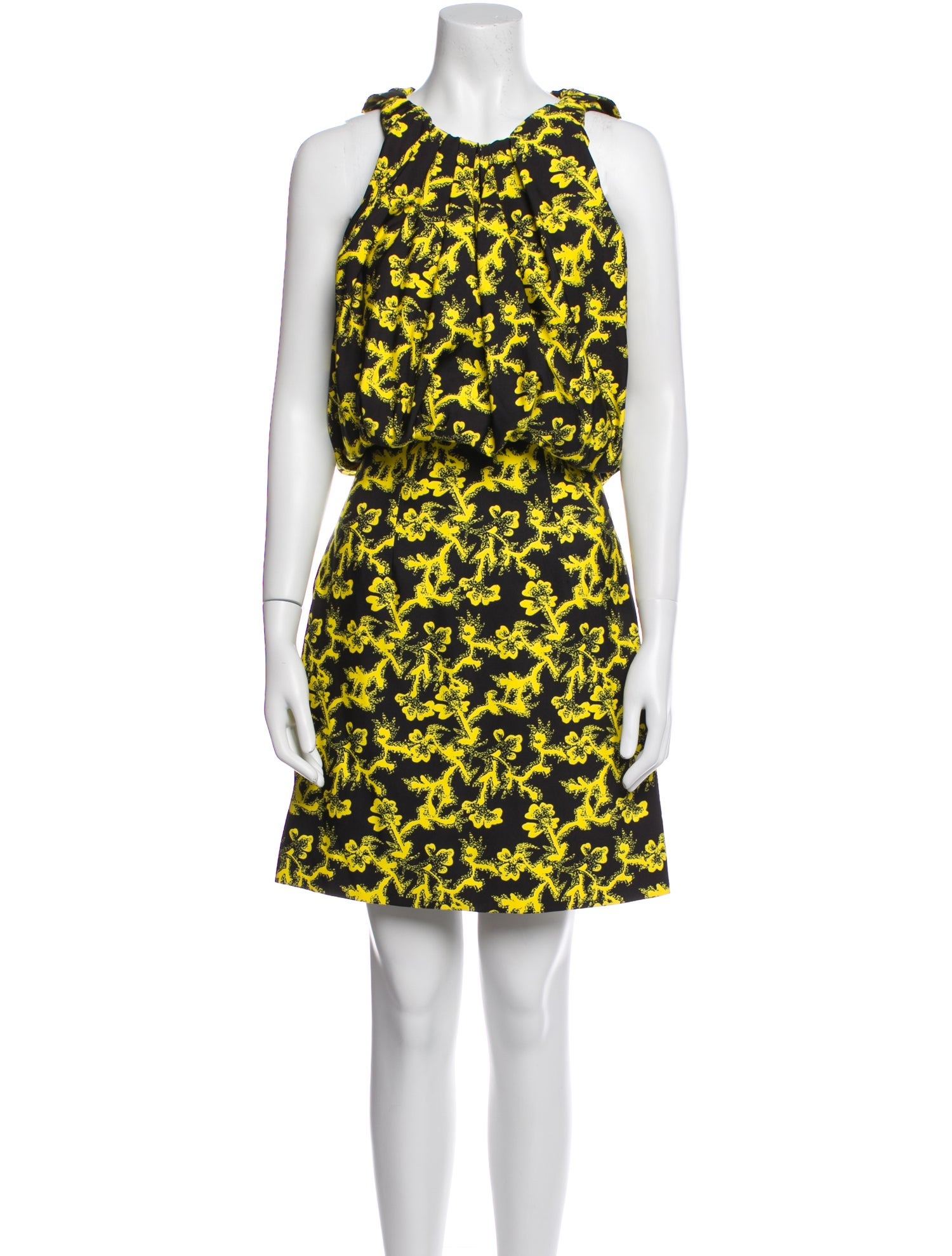 Calvin Klein 205W39NYC Floral Print Mini Dress
