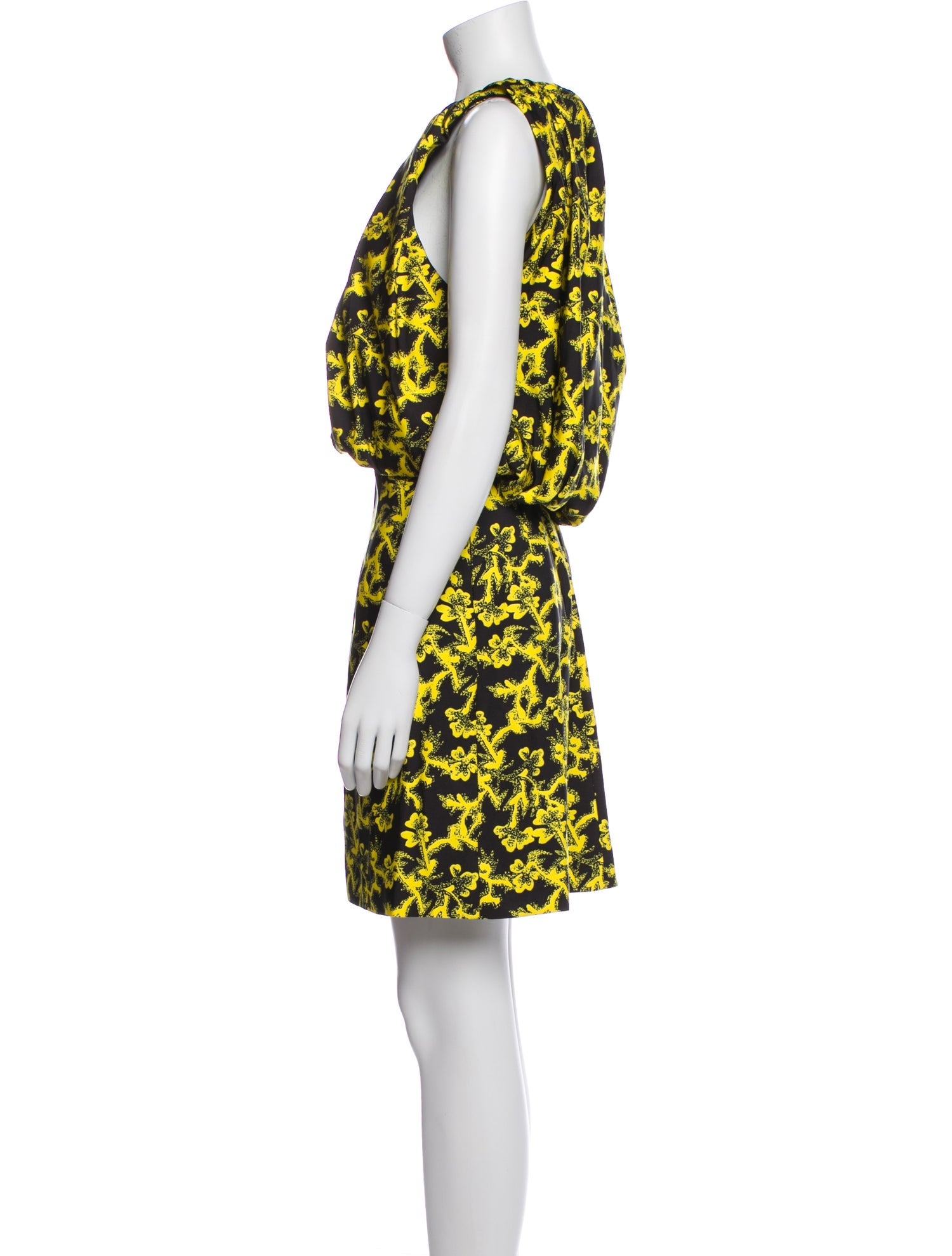 Calvin Klein 205W39NYC Floral Print Mini Dress