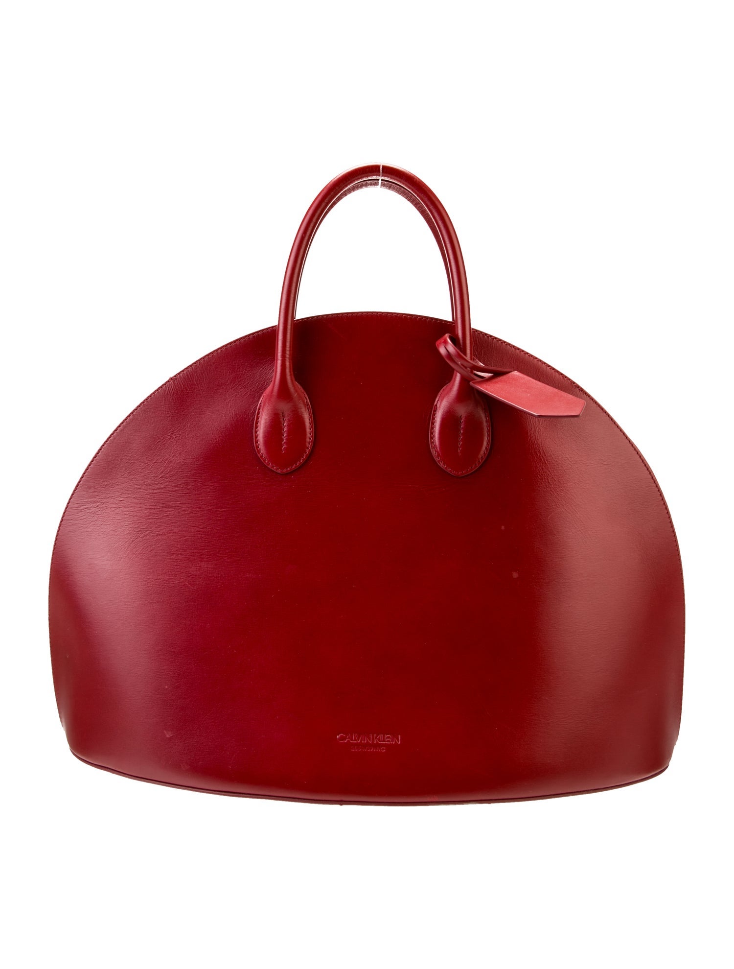 Calvin Klein 205W39NYC Leather Top Handle Bag
