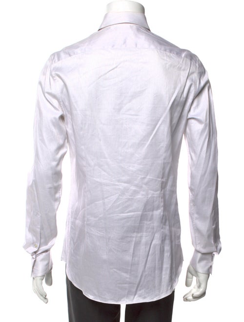 Calvin Klein 205W39NYC Striped Long Sleeve Tuxedo Shirt