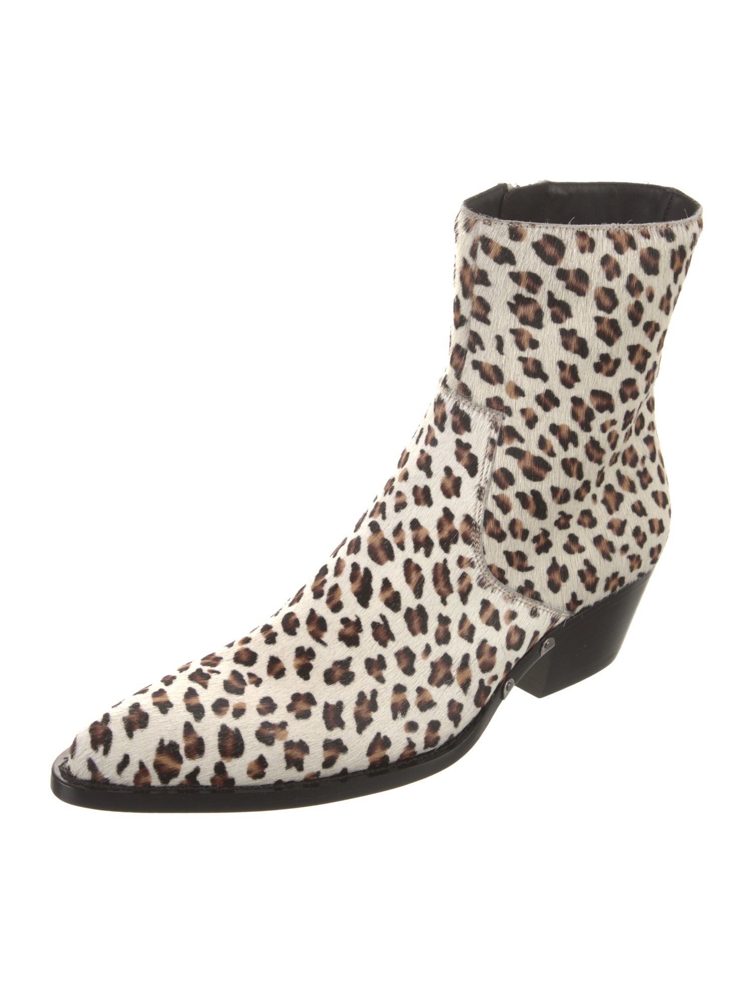 Calvin Klein 205W39NYC Calf Hair Animal Print Sock Boots