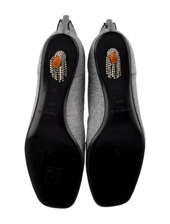 Calvin Klein 205W39NYC Glitter Crystal Embellishments Sock Boots