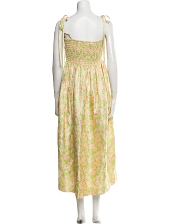 Calvin Klein 205W39NYC Floral Print Midi Length Dress