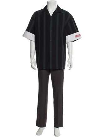 Calvin Klein 205W39NYC Striped Short Sleeve Shirt