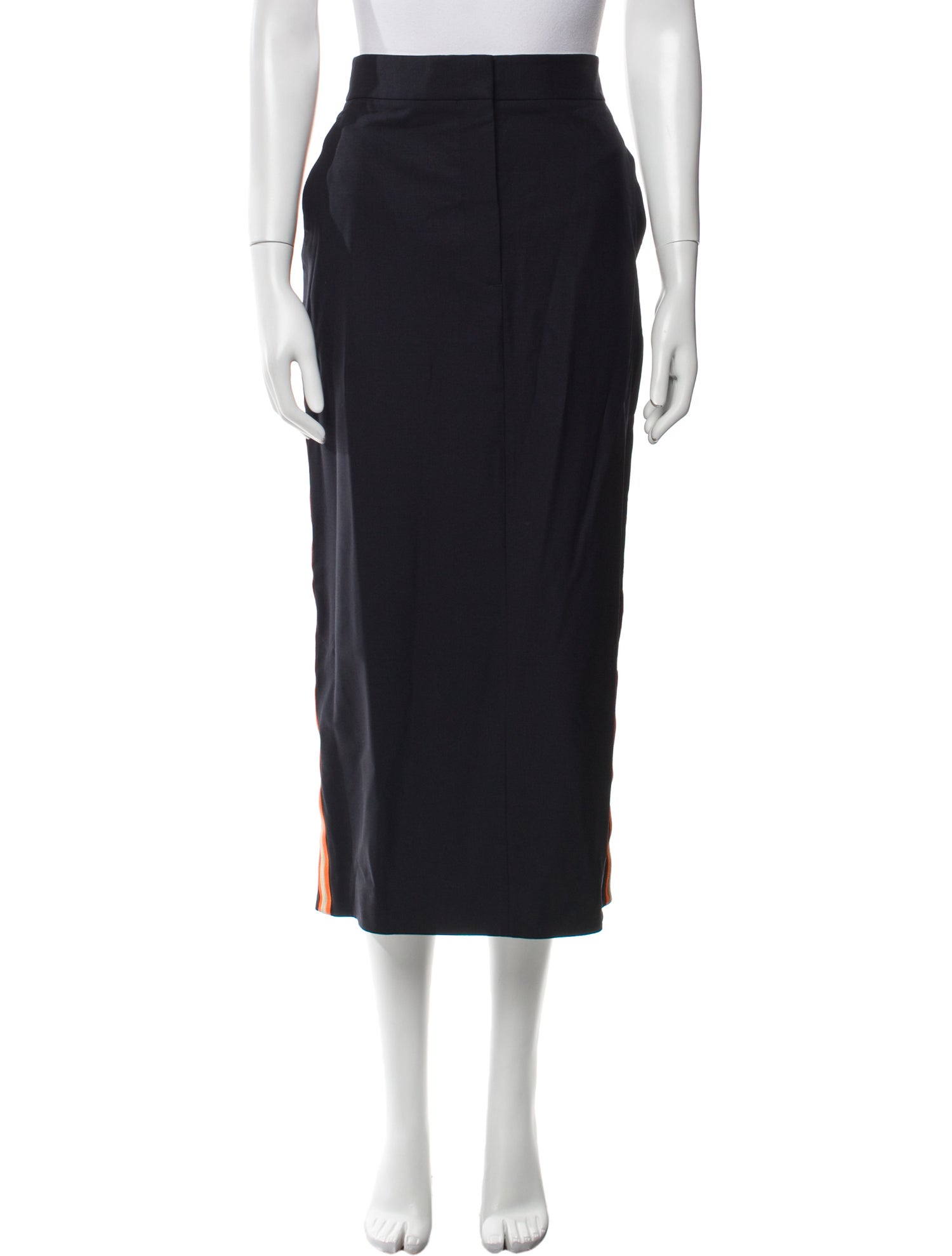Calvin Klein 205W39NYC Wool Midi Length Skirt