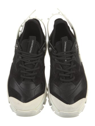 Calvin Klein 205W39NYC Leather Printed Chunky Sneakers