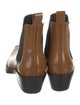 Calvin Klein 205W39NYC Patent Leather Colorblock Pattern Western Boots