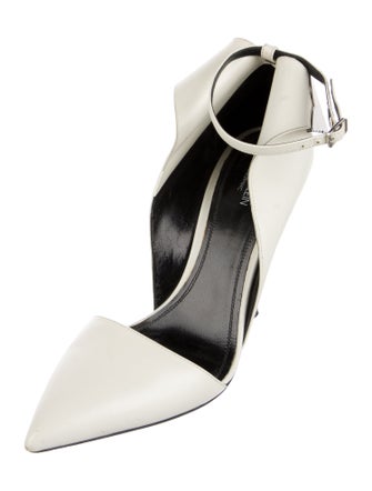 Calvin Klein 205W39NYC Leather D'Orsay Pumps