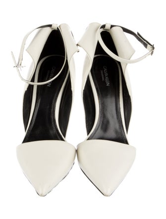 Calvin Klein 205W39NYC Leather D'Orsay Pumps