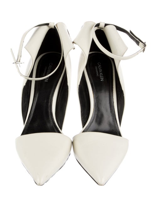 Calvin Klein 205W39NYC Leather D'Orsay Pumps