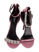 Calvin Klein 205W39NYC Satin Crystal Embellishments Sandals