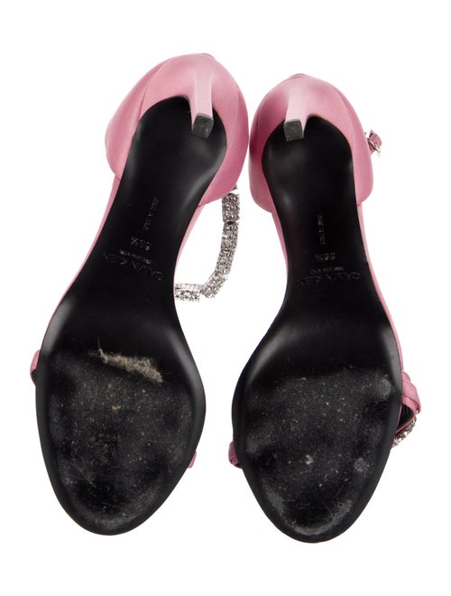 Calvin Klein 205W39NYC Satin Crystal Embellishments Sandals